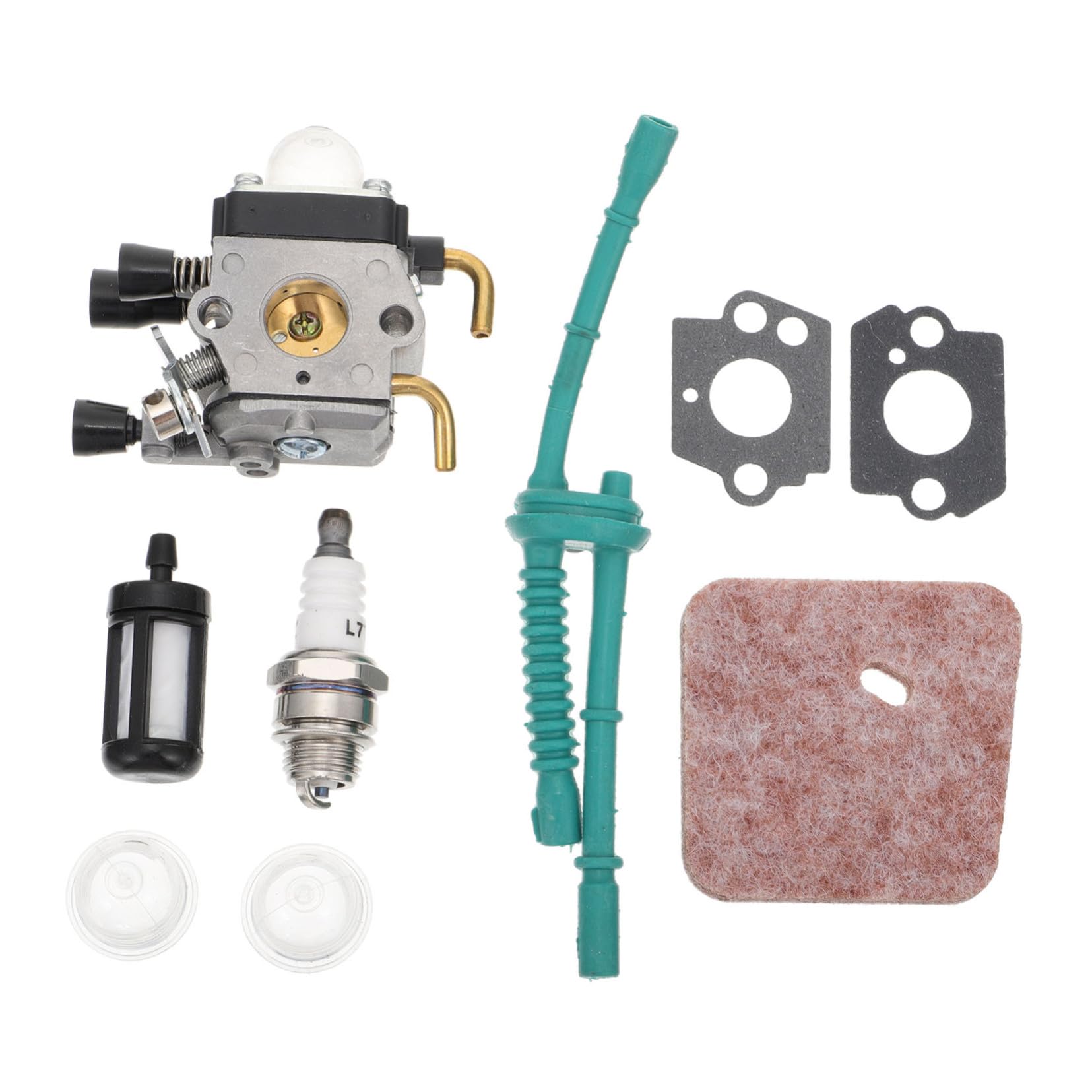HEMOTON 1Satz Rasenmäher Vergaser mit Luftfilter und Dichtungen Kompatibel mit Metallbürstenschneider und Mähmaschinen zu Installieren Langlebig und Praktisch für Gartenpflege HEMOTON 1Satz Rasenmäher Vergaser mit Luftfilter und Dichtungen Kompatibel mit Metallbürstenschneider und Mähmaschinen zu Installieren Langlebig und Praktisch für Gartenpflege von HEMOTON