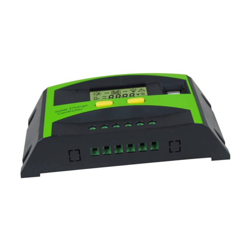 HEMOTON 20A Solarregler Mit LCD Display Und Dual USB Intelligenter Solarpanel Controller Für Stabile Und Effizientes Laden Von Batterien Und LED Beleuchtung von HEMOTON