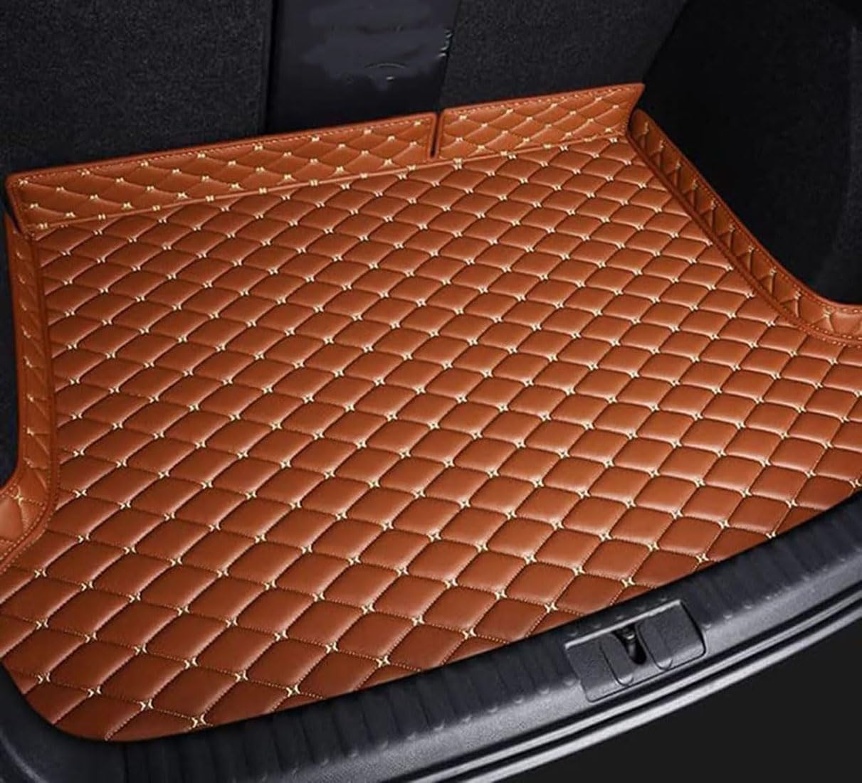 Auto Leder rutschfest Kofferraumwanne für Opel Crossland 2020-2024+, Langlebiges Wasserdicht Kratzfest Kofferraummatte Schutzmatte ZubehöR,A/Brown Auto Leder rutschfest Kofferraumwanne für Opel Crossland 2020-2024+, Langlebiges Wasserdicht Kratzfest Kofferraummatte Schutzmatte ZubehöR,A/Brown von HENCHENH