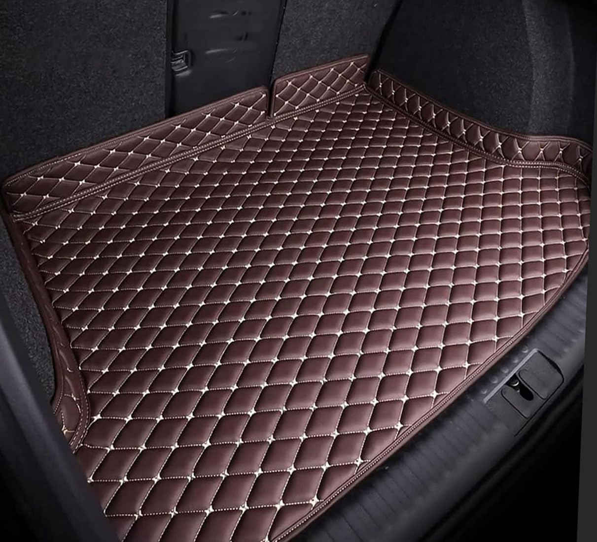 Auto Leder rutschfest Kofferraumwanne für Opel Crossland 2020-2024+, Langlebiges Wasserdicht Kratzfest Kofferraummatte Schutzmatte ZubehöR,A/Coffee Auto Leder rutschfest Kofferraumwanne für Opel Crossland 2020-2024+, Langlebiges Wasserdicht Kratzfest Kofferraummatte Schutzmatte ZubehöR,A/Coffee von HENCHENH