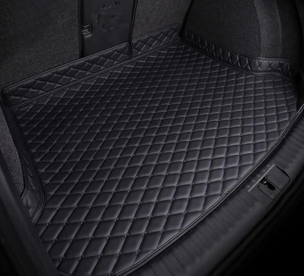 Auto Leder rutschfest Kofferraumwanne für Panamera S E-Hybrid PHEV 2013-2016, Langlebiges Wasserdicht Kratzfest Kofferraummatte Schutzmatte ZubehöR,A/Black Auto Leder rutschfest Kofferraumwanne für Panamera S E-Hybrid PHEV 2013-2016, Langlebiges Wasserdicht Kratzfest Kofferraummatte Schutzmatte ZubehöR,A/Black von HENCHENH