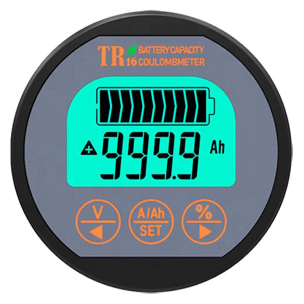 HENGSHAN AiLi Voltmeter Ammeter 100V 350A Caravan RV Motorhome 999 AH Batterie-Überwachung HENGSHAN AiLi Voltmeter Ammeter 100V 350A Caravan RV Motorhome 999 AH Batterie-Überwachung von HENGSHAN
