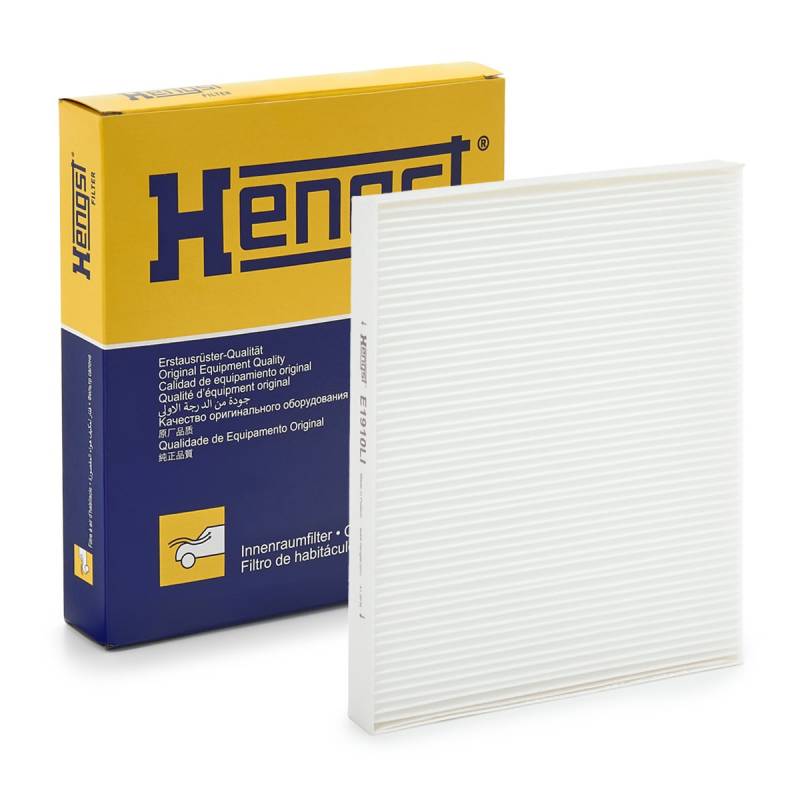 HENGST FILTER Innenraumfilter VW,AUDI,PORSCHE E1910LI 3295310000,7H0819631,FFI0073 von HENGST FILTER