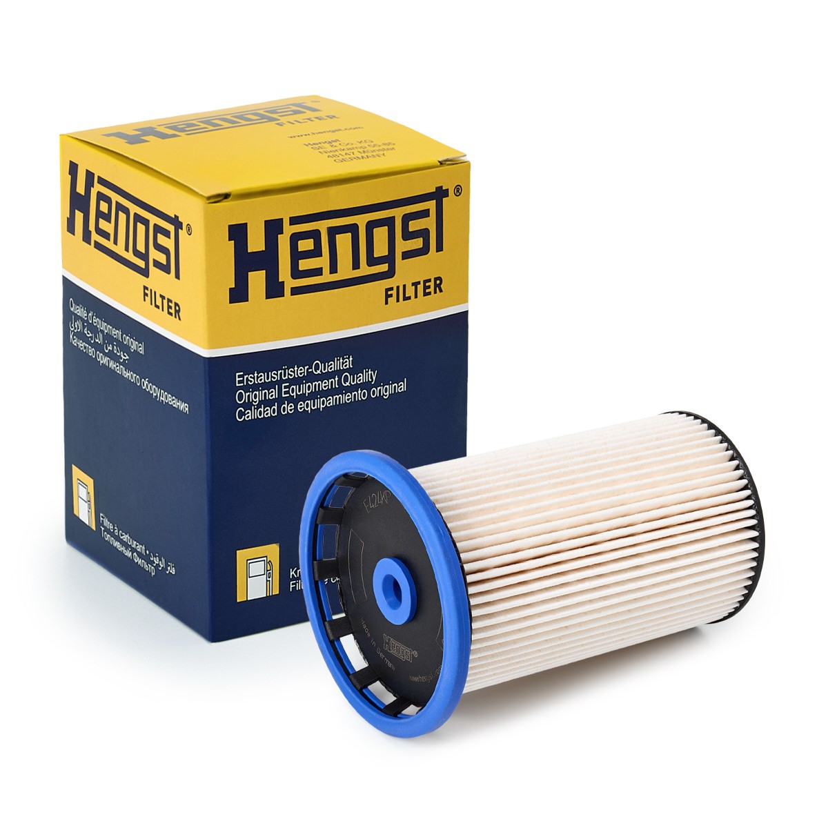 HENGST FILTER Kraftstofffilter VW,AUDI,SEAT E424KP 7N0127177,7N0127177B,7N0127400 Leitungsfilter,Spritfilter 7N0127400A,7N0127400E,756230000 von HENGST FILTER