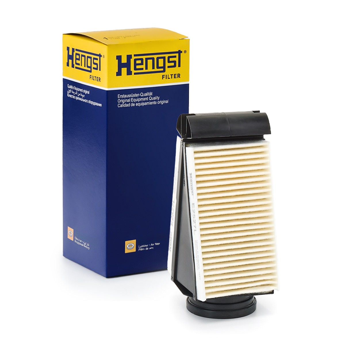 HENGST FILTER Luftfilter MERCEDES-BENZ E2527L 6510940100,A6510940100 Motorluftfilter,Filter für Luft von HENGST FILTER