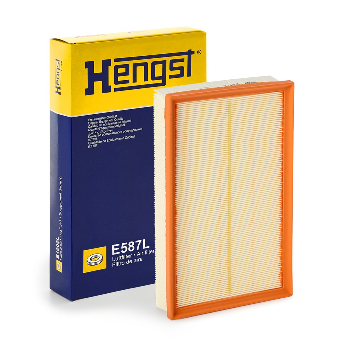 HENGST FILTER Luftfilter VW E587L 6804310000,7H0129620 Motorluftfilter,Filter für Luft von HENGST FILTER