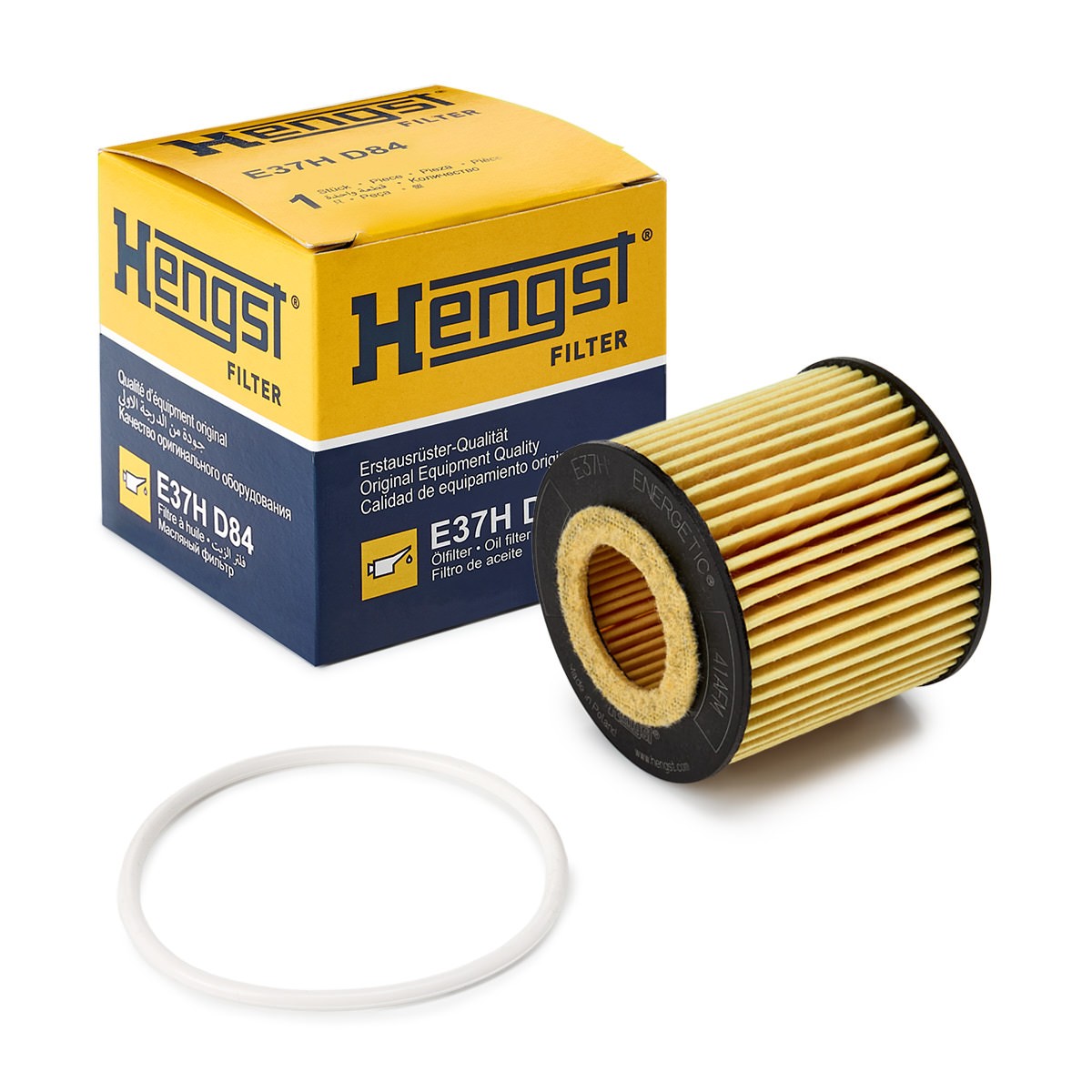 HENGST FILTER Ölfilter VW,SKODA,SEAT E37H D84 3143130000,03D115466A,03D115466B Motorölfilter,Filter für Öl 03D198819,03D198819A,03D198819C von HENGST FILTER