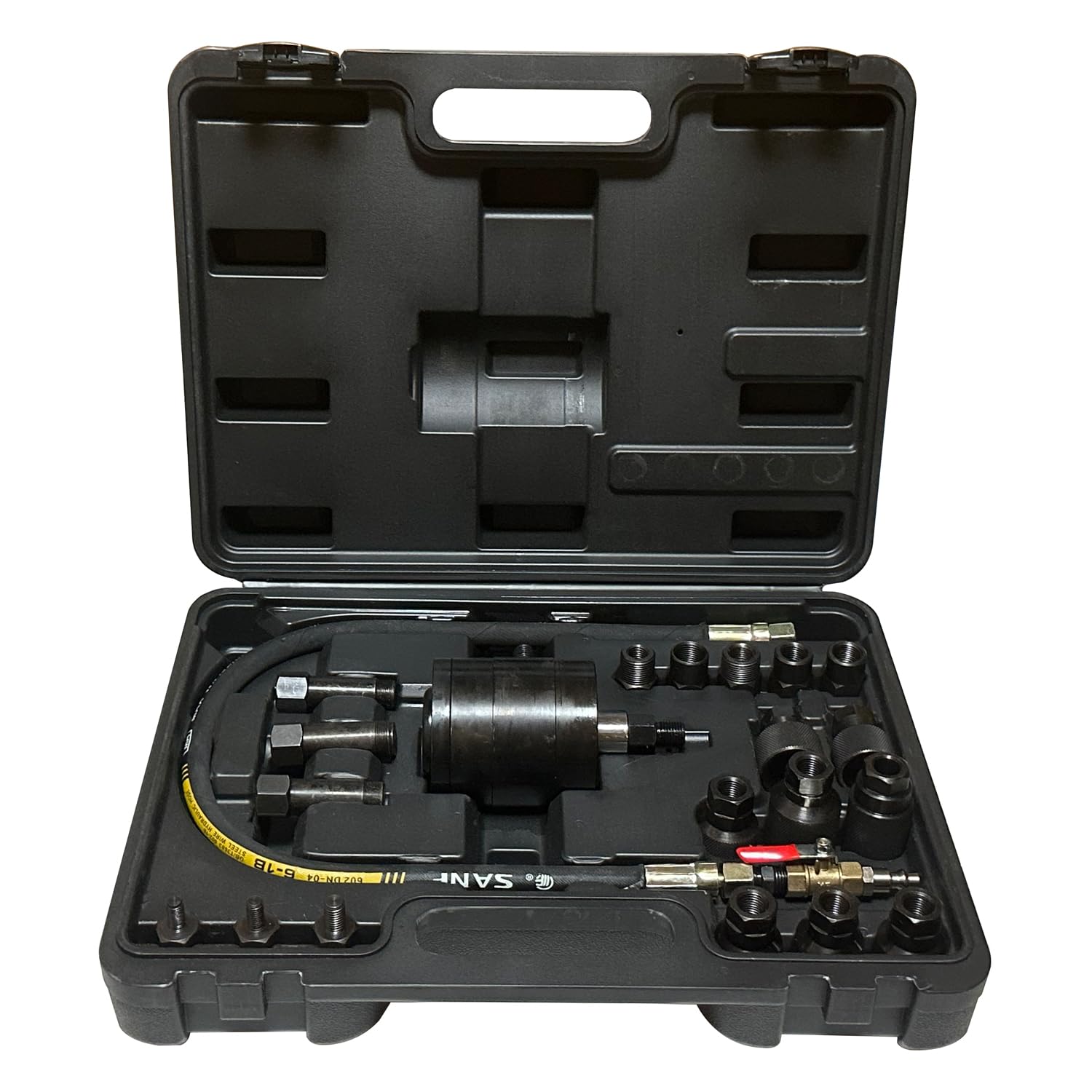 HENYEER 21PCS Pneumatic Injector Puller, Diesel Injector Puller Kit for Diesel Engine Adapter Injectors, Injector Tool Extractor, Common Rail CDI Tool Set, Compatible with Bosch Delphi Denso Siemens HENYEER 21PCS Pneumatic Injector Puller, Diesel Injector Puller Kit for Diesel Engine Adapter Injectors, Injector Tool Extractor, Common Rail CDI Tool Set, Compatible with Bosch Delphi Denso Siemens von HENYEER