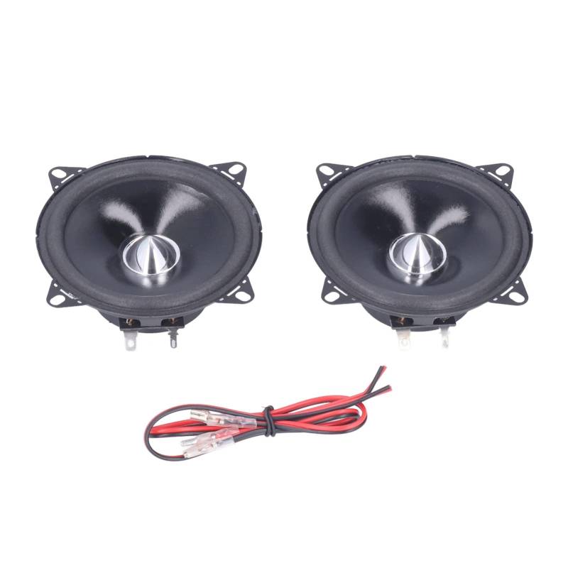 Auto Sound Lautsprecher, 2 Stück 10,2cm/4 Zoll 40W 12V 91dB Universal Auto Koaxiallautsprecher Stereo Audio Lautsprecher Car Speaker Autolautsprecher Auto Ersatzkomponente Für Auto Audio System von HERCHR