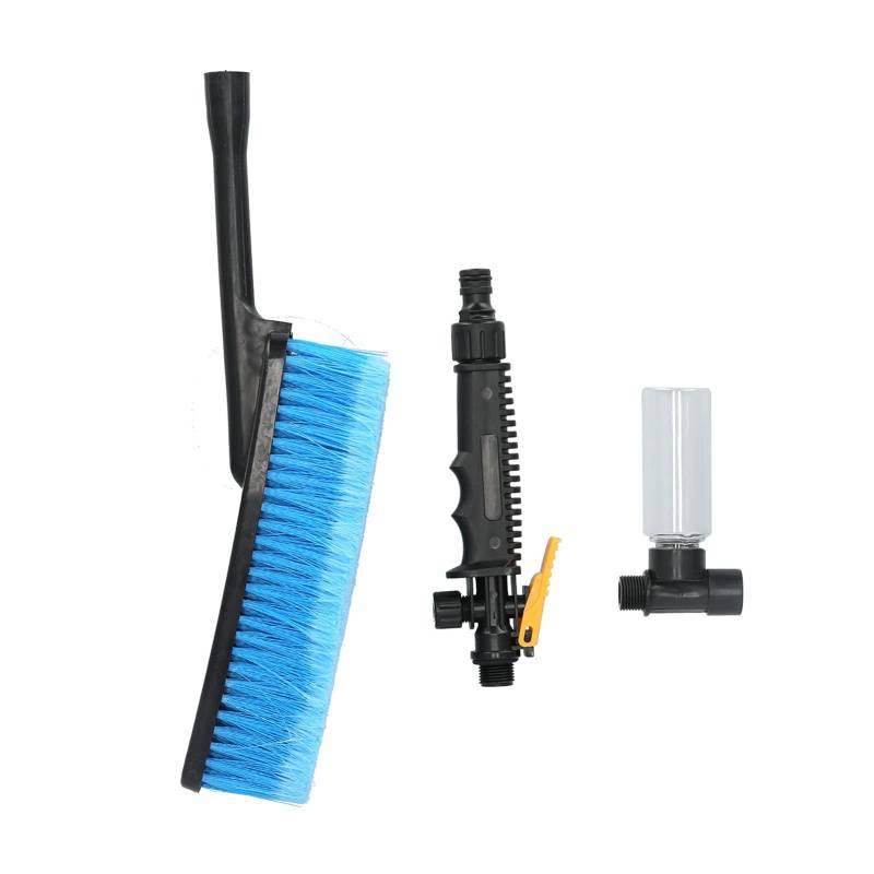 HERCHR Autowaschbürste, weiche Teppichreinigungs- und Scheuerbürste von Viking, 55,9 cm, mit abnehmbarem Griff für Fußmatten, Autopflege von HERCHR