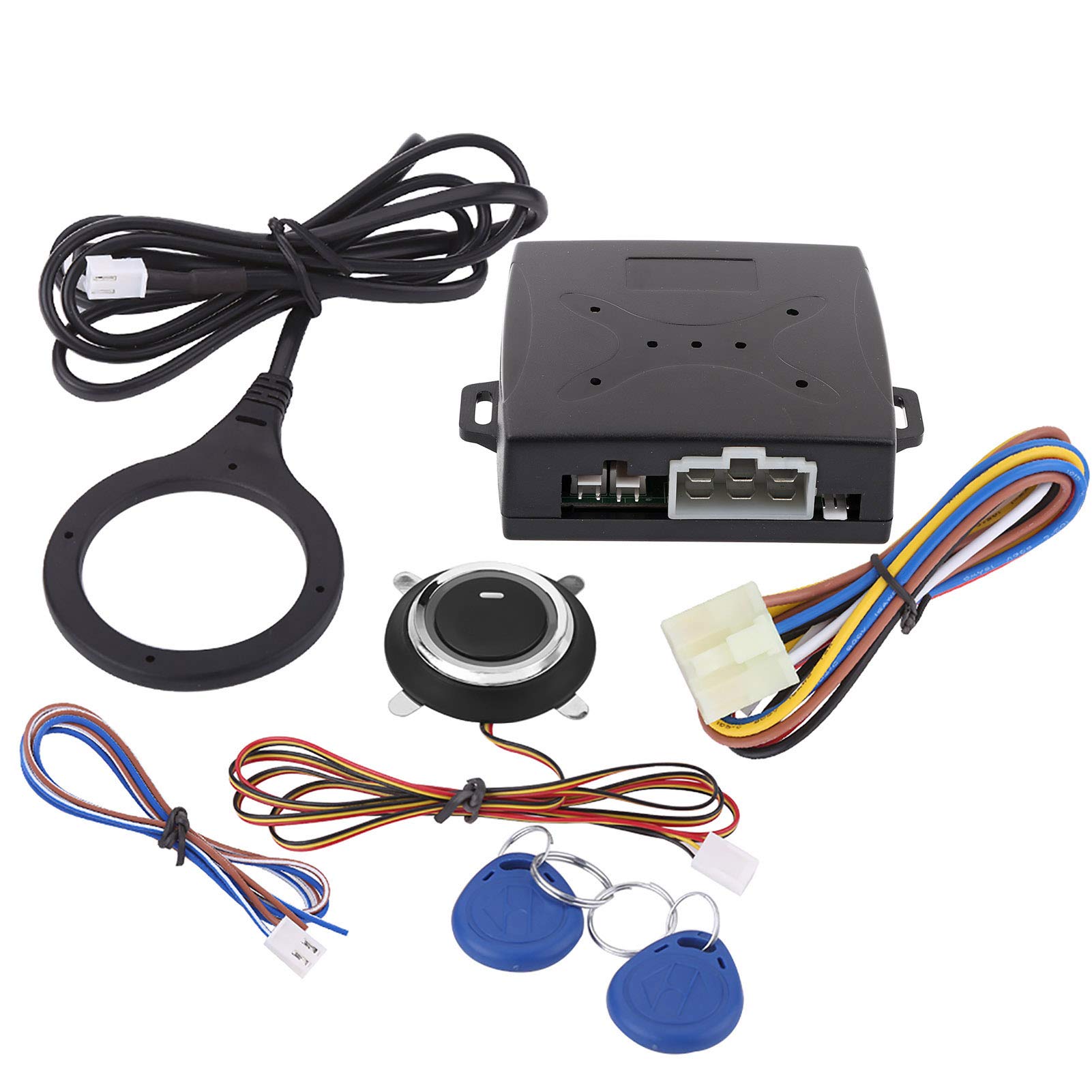 RFID-Motor-Druckknopf-Start-Kit Und Schlüsselloses Startsystem 12-V-Motor-Startknopf-Kit Upgrade-Schlüsselstart Für Push-Start-Autos von HERCHR