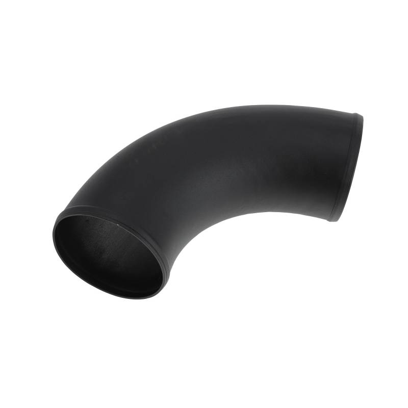 HEROFFIX 12,7 cm OD 90 Grad Bogen 6064 Aluminiumlegierung Rohr Ladeluftkühler Rohr Oberfläche Strahllufteinlass Anschlussschlauch mit Doppelperlenrolle 15 cm Länge schwarz von HEROFFIX