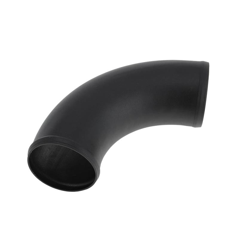 HEROFFIX 8,9 cm OD 90 Grad Bogen 6064 Aluminiumlegierung Rohr Ladeluftkühler Rohr Oberfläche Strahllufteinlass Anschlussschlauch mit Doppelperlenrolle 15 cm Länge schwarz von HEROFFIX