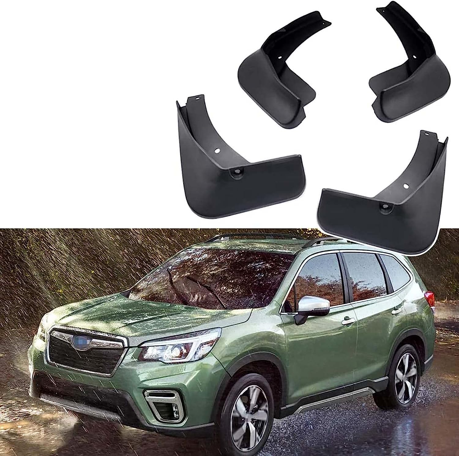 4 Stück Auto Schmutzfänger Für Subaru Forester 2019 2020 2021, Spritzschutz Auto Kein Bohren nötig ABS Kunststoff. 4 Stück Auto Schmutzfänger Für Subaru Forester 2019 2020 2021, Spritzschutz Auto Kein Bohren nötig ABS Kunststoff. von HERSIL
