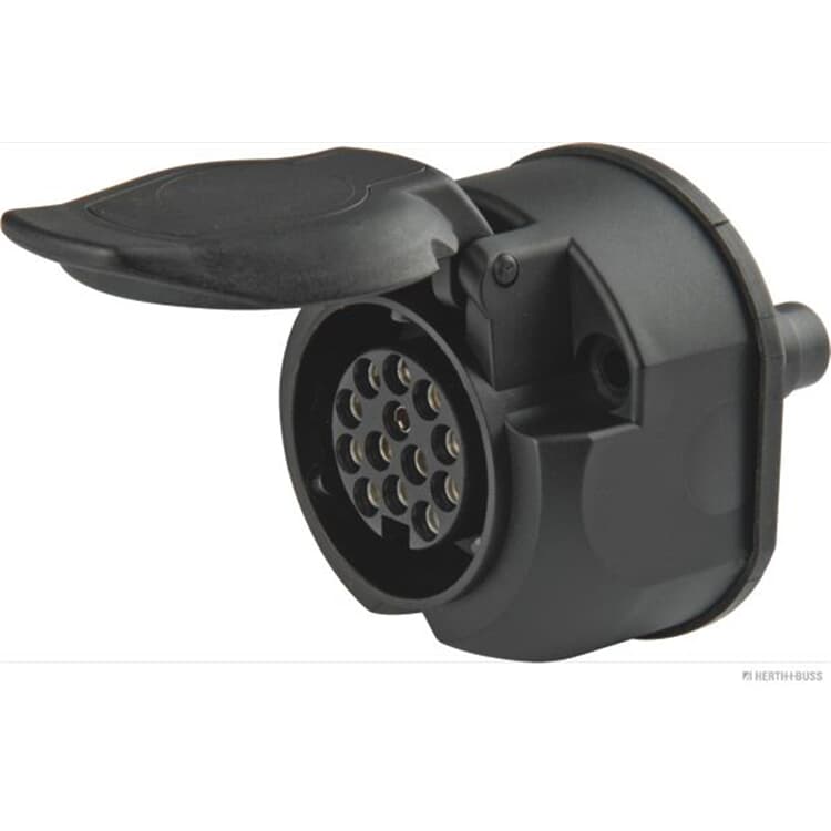 Elparts Steckdose 13-polig 12V mit Microschalter mit Nebelschlussleuchtenabschaltung Elparts Steckdose 13-polig 12V mit Microschalter mit Nebelschlussleuchtenabschaltung von HERTH+BUSS ELPARTS