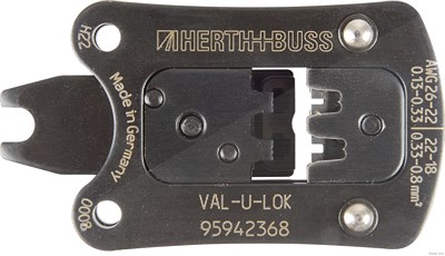 Herth+buss Elparts Crimpzangeneinsatz [Hersteller-Nr. 95942368] von HERTH+BUSS ELPARTS