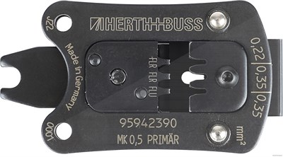 Herth+buss Elparts Crimpzangeneinsatz [Hersteller-Nr. 95942390] von HERTH+BUSS ELPARTS