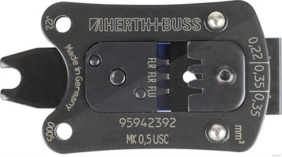 Herth+buss Elparts Crimpzangeneinsatz [Hersteller-Nr. 95942392] von HERTH+BUSS ELPARTS