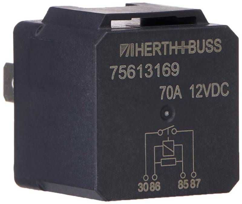 Jakoparts 75613169 Relais, Arbeitsstrom 12 V/70 A von H+B JAKOPARTS