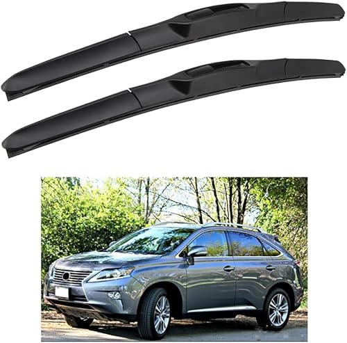 Auto Scheibenwischer für Lexus RX450H 26"+22" 2010-2015, HD Leiser Scheibenwischer Ohne Knochen von HESTAY