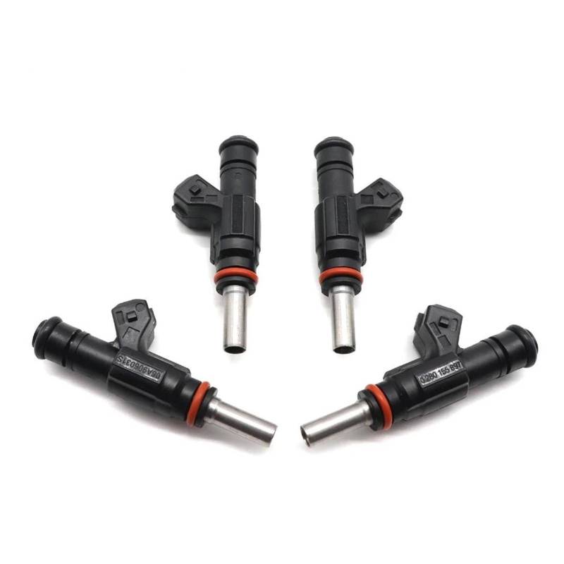 Auto Für VW Für Jetta Für Golf 1,8 L Turbo 3,2 L V6 2004 2005 2006 0280155897 06A906031S 4-teiliges Set Auto-Einspritzdüsen HETEVSCCK von HETEVSCCK