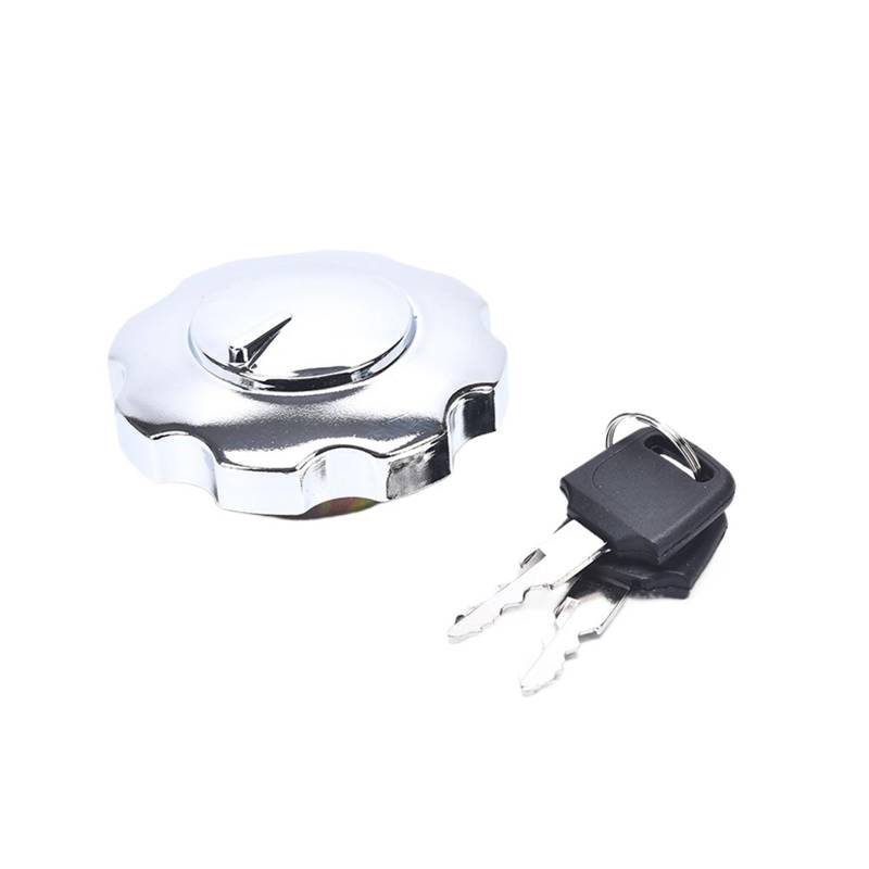 Motorrad Tankdeckel 1PCS Aluminium Legierung Motorrad Kraftstoff Tankdeckel Cover Lock Set Für Ho&nda CG125 Ersatzteil Mit Zwei Schlüssel von HEWPNGS