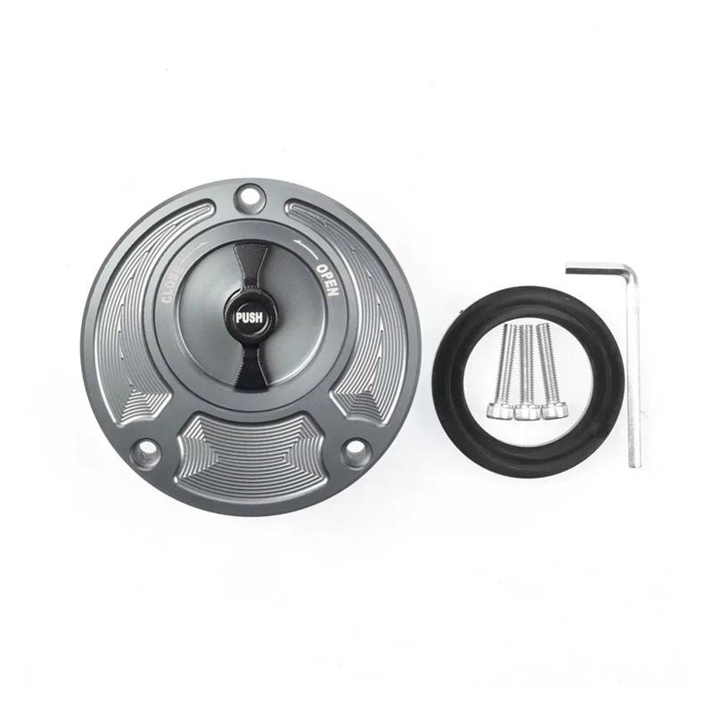 Motorrad Tankdeckel CNC Aluminium Keyless Motorrad Zubehör Kraftstoff Tankdeckel Abdeckung Für Ya&maha MT-01 MT-03 MT07 MT-09 MT-10 MT-25 MT125 von HEWPNGS