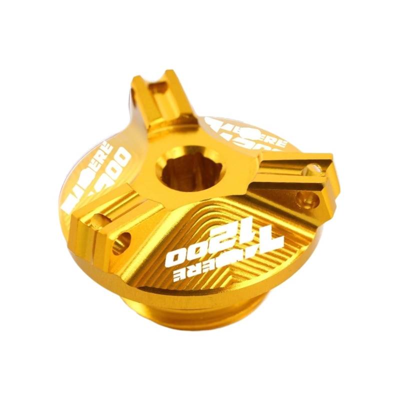 Motorrad Tankdeckel Für Ya&maha Tenere Tenere1200 Tenere 1200 XT1200Z XR1200ZE 2010-2019 2020 Motorrad CNC Aluminium Öleinfülldeckel Abdeckung M20 * 3 von HEWPNGS