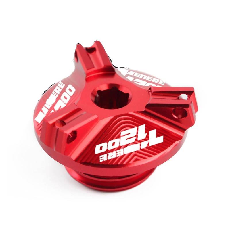 Motorrad Tankdeckel Für Ya&maha Tenere Tenere1200 Tenere 1200 XT1200Z XR1200ZE 2010-2019 2020 Motorrad CNC Aluminium Öleinfülldeckel Abdeckung M20 * 3 von HEWPNGS