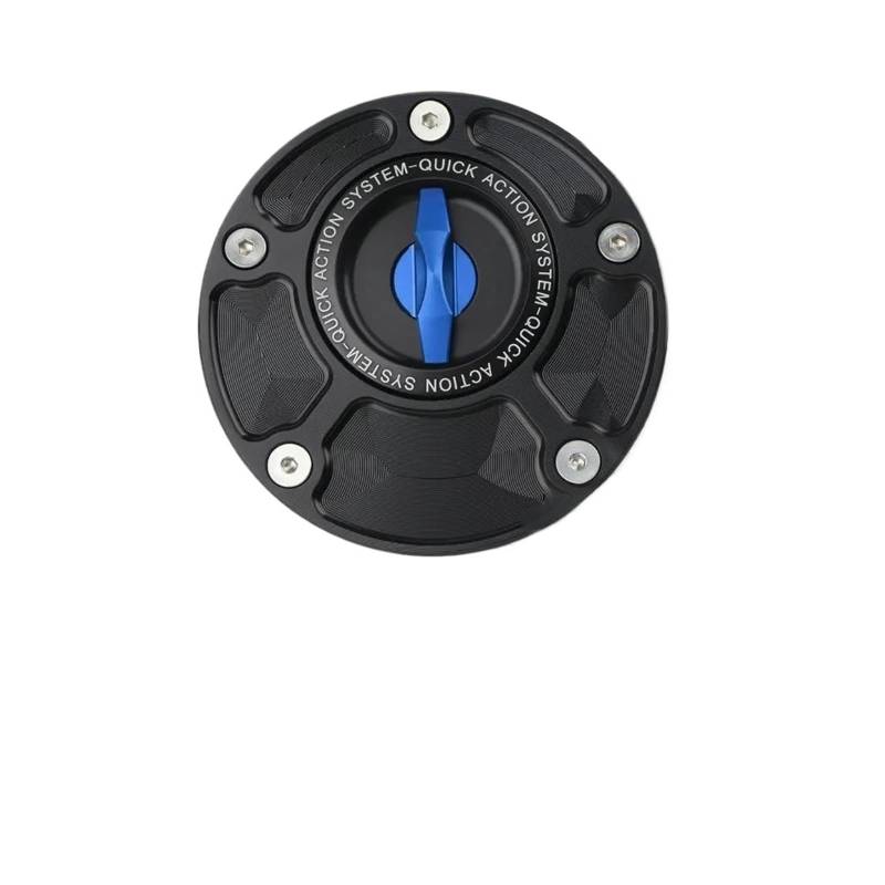 Motorrad Tankdeckel Für Ya&maha YZF-R3 YZF-R6/S YZF-R7 YZF-R1 YZF R1M FZ 1 FZ6 FZ8 Schnellverschluss Keyless CNC Tankdeckel Airbox-Abdeckung Motorrad von HEWPNGS