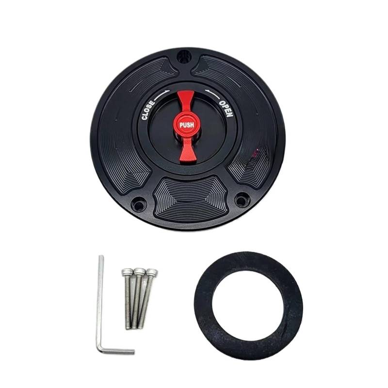 Motorrad Tankdeckel Motorrad CNC Kraftstoff Tankdeckel Gas Öl Tank Abdeckung Benzin Abdeckung Für Ya&maha YZF R3 R25 R6 R1 R125 250 2010-2023 von HEWPNGS