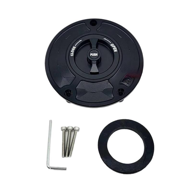 Motorrad Tankdeckel Motorrad CNC Kraftstoff Tankdeckel Gas Öl Tank Abdeckung Benzin Abdeckung Für Ya&maha YZF R3 R25 R6 R1 R125 250 2010-2023 von HEWPNGS