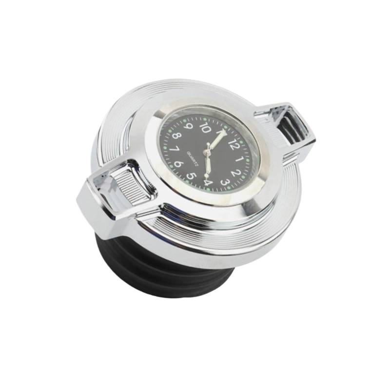 Motorrad Tankdeckel Motorrad Kraftstoff Gas Tank Öl Kappe Abdeckung Mit Uhr Schwarz/Chrom Für Ha&rley Sportster 883 Softail Dyna von HEWPNGS