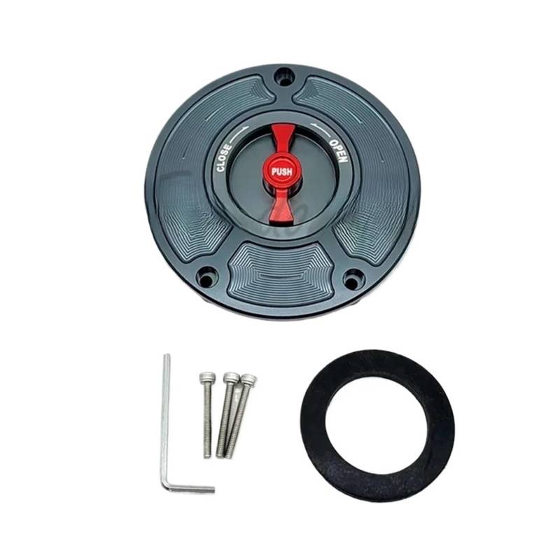 Motorrad Tankdeckel Motorrad Kraftstoff Gas Tankdeckel Abdeckung Keyless Für YZF R6 YZF-R6 YZFR6 2010-2023 Motorrad Benzin Deckel von HEWPNGS
