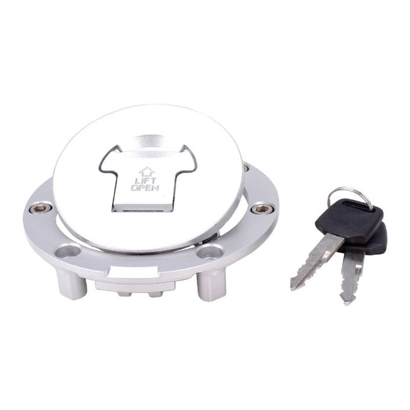 Motorrad Tankdeckel Motorrad Zündung Kraftstoff Tankdeckel Cover Lock Helm Sitz Für Ho&nda CB400 1992-1998 CB 400 CB400SF von HEWPNGS