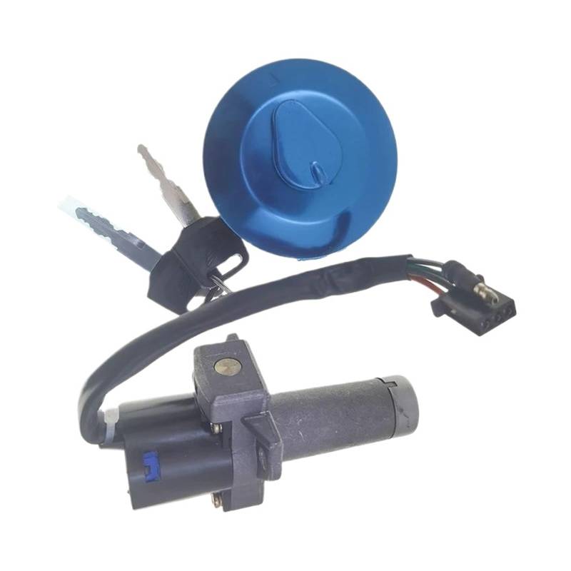 Motorrad Tankdeckel Motorrad Zündung Tankdeckel Schloss Set Für Ho&nda ACE110 CG110 2018-2024 Originalteil 35010-K08-A40 von HEWPNGS