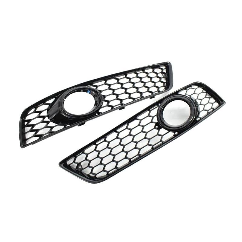 Auto-Nebelscheinwerfer-Lampenabdeckung Frontstoßstange Nebelscheinwerfer Kühlergrill 1 Paar Auto Mesh Nebelscheinwerfer Kühlergrill Abdeckung Für A3 8P 2009-2013 Stoßstangen-Nebelscheinwerfergitter(Gl von HEXEH