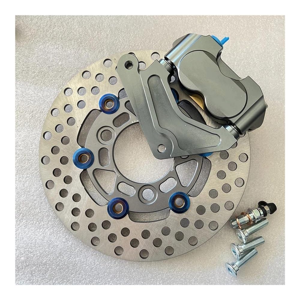 Motorrad-Bremsscheiben 200mm Motorrad Bremssättel Discs Set Für DIO AF27/28/18 ZX AF34 /35/36 Schwimmende Schnelle Kühlung Bremsbeläge(D) von HEXEH