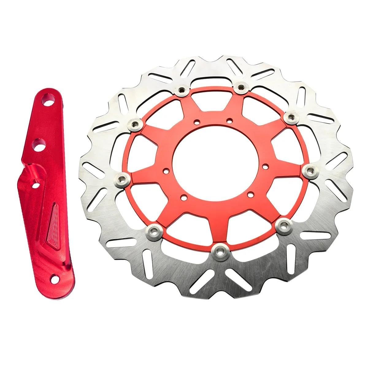 Motorrad-Bremsscheiben 2024 Motocross 320MM Vorne Schwimmende Bremsscheibe Bremssattel Halterung Für 450RX 2002-2023 Für CR Für CRF 250R 450R 250X(D) von HEXEH