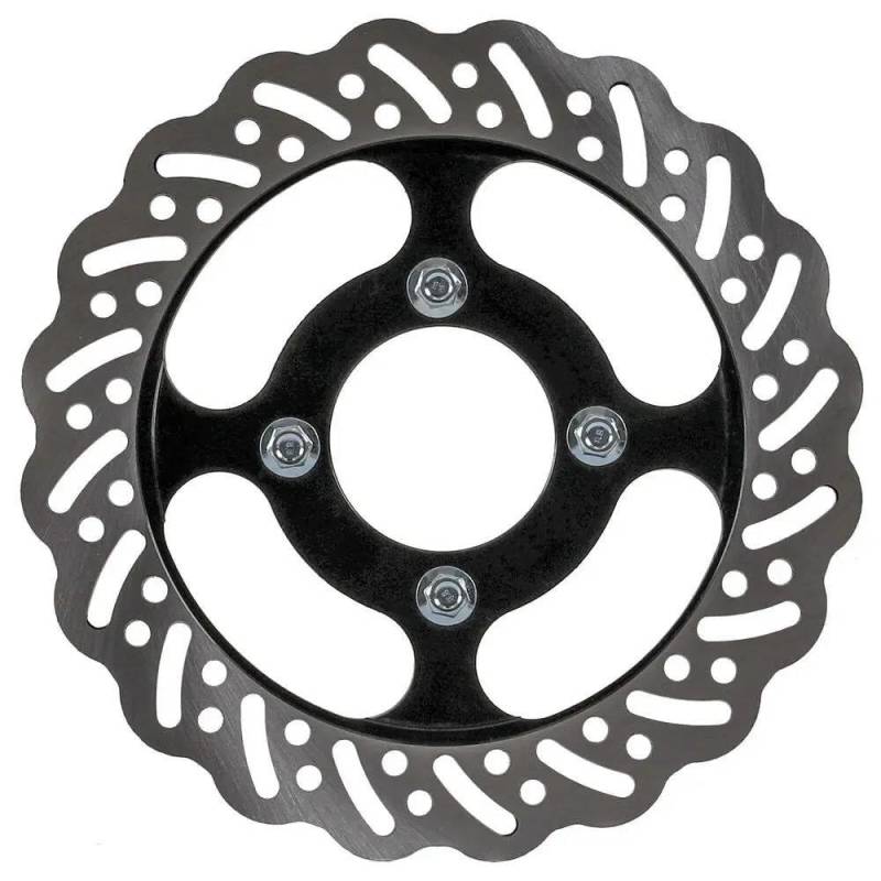 Motorrad-Bremsscheiben 220 MM 8,7 "Hinten Bremsscheibe Rotor 58mm Für Motorrad Dirt Pit Bike ATV Quad Go Kart Bremsscheiben Fahrrad von HEXEH