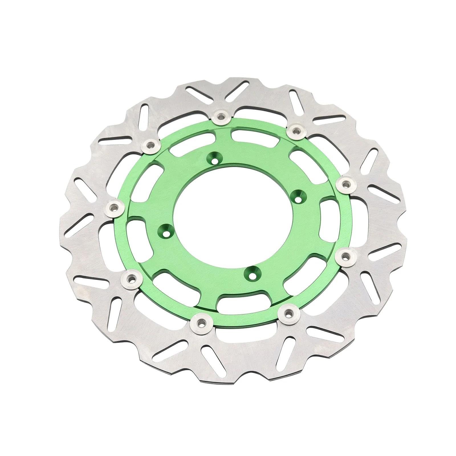 Motorrad-Bremsscheiben 270/320mm Bremsscheibe Für KX125 KX250 KX250F KX450F Für KLX450R 2006-2021 Motorrad Vorne Und Hinten Bremse Bremsen Zubehör(320mm) von HEXEH