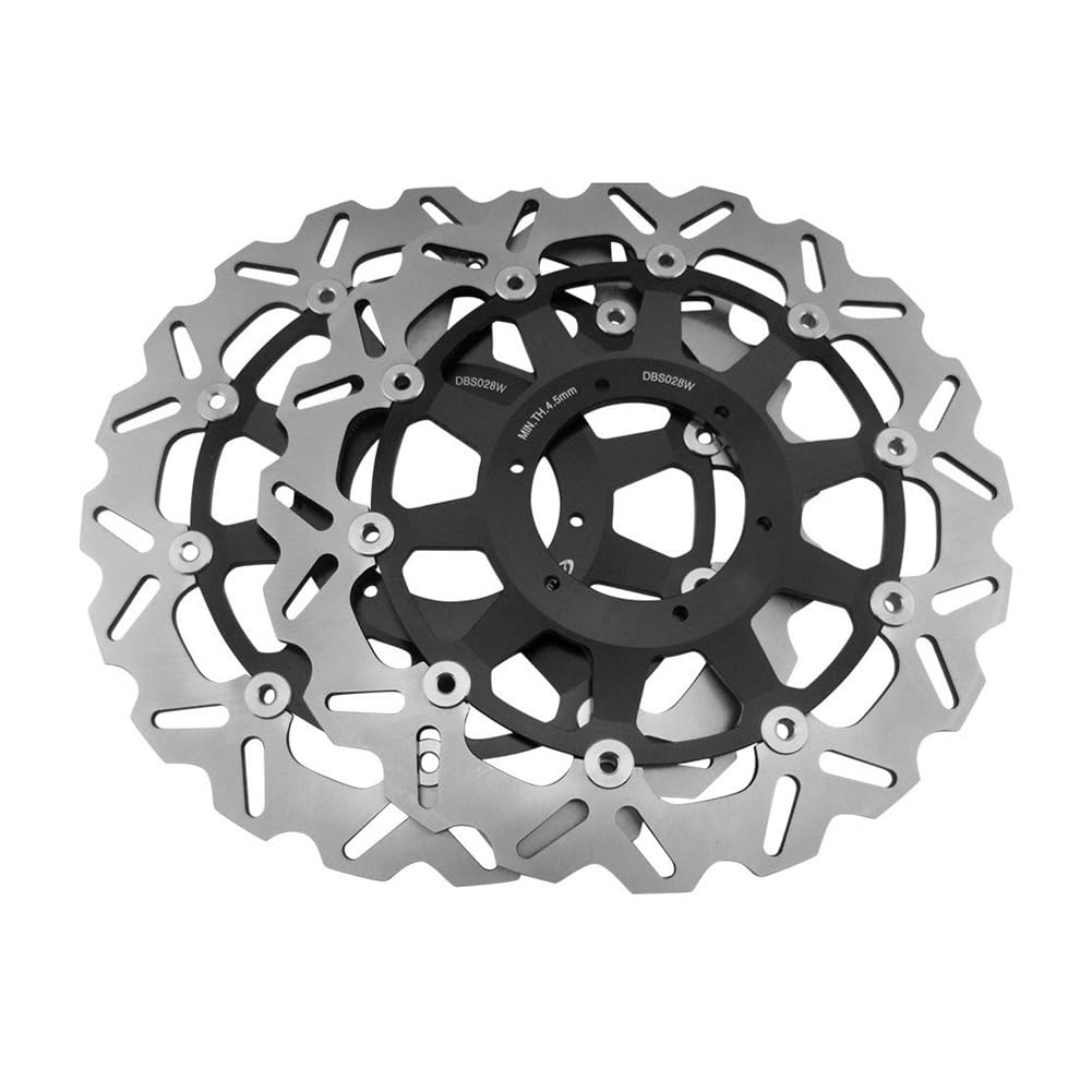 Motorrad-Bremsscheiben Für CBR954RR 2002–2003 Und CBR929RR 2000–2001 Edelstahl 2 Stück Motorrad-Bremsscheiben Vorne(1 UK) von HEXEH