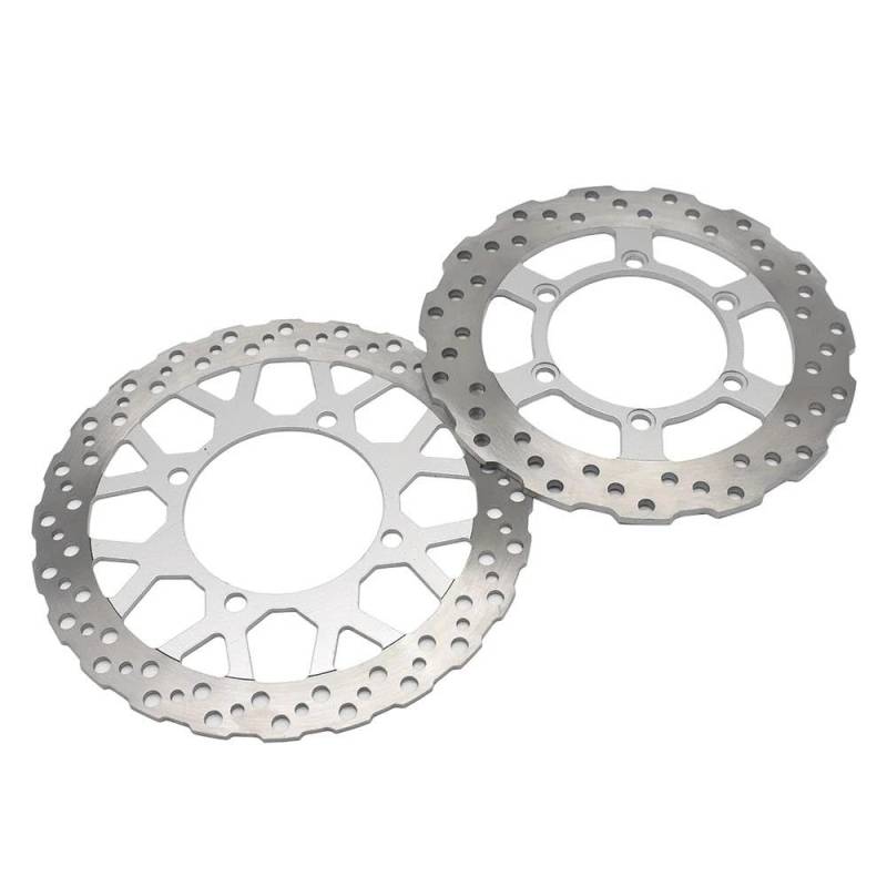 Motorrad-Bremsscheiben Motorrad Vorne/Hinten Bremsscheibe Rotor Für KLX250S Für KLX 250S 2008 2009 2010 2011 2012 Zu 2018 2019 2020(Front and Rear) von HEXEH