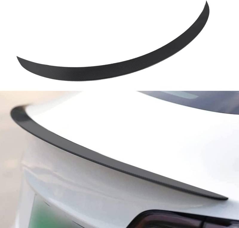 Performance Spoiler Flügel Autos Heckspoiler für Tesla Model Y 2021–2024 (Mattes Carbon) von Ywooon