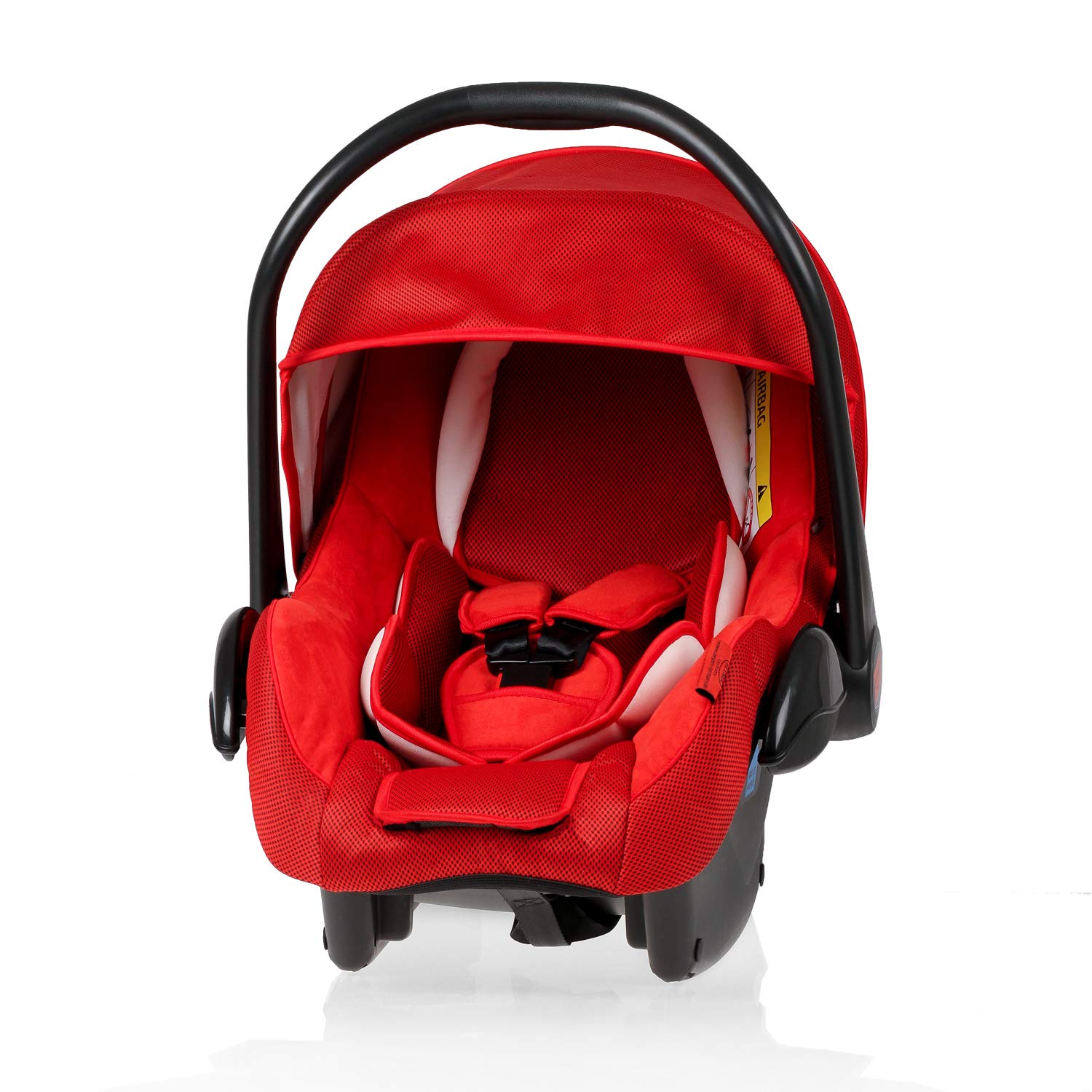 HEYNER® Babyschale Reboarder Autokindersitz Rückwärtsgerichtet 0 bis 13 kg; Geburt bis 13 Monate; 40 cm bis 95 cm (Rot) von HEYNER