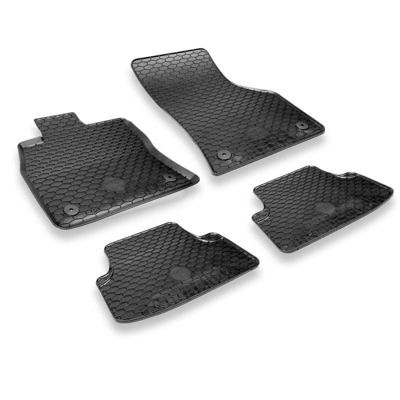 HEYNER® Gummi Fußmatten-Set passend für VW Golf 7, Golf 8, Audi A3, Seat Leon von HEYNER