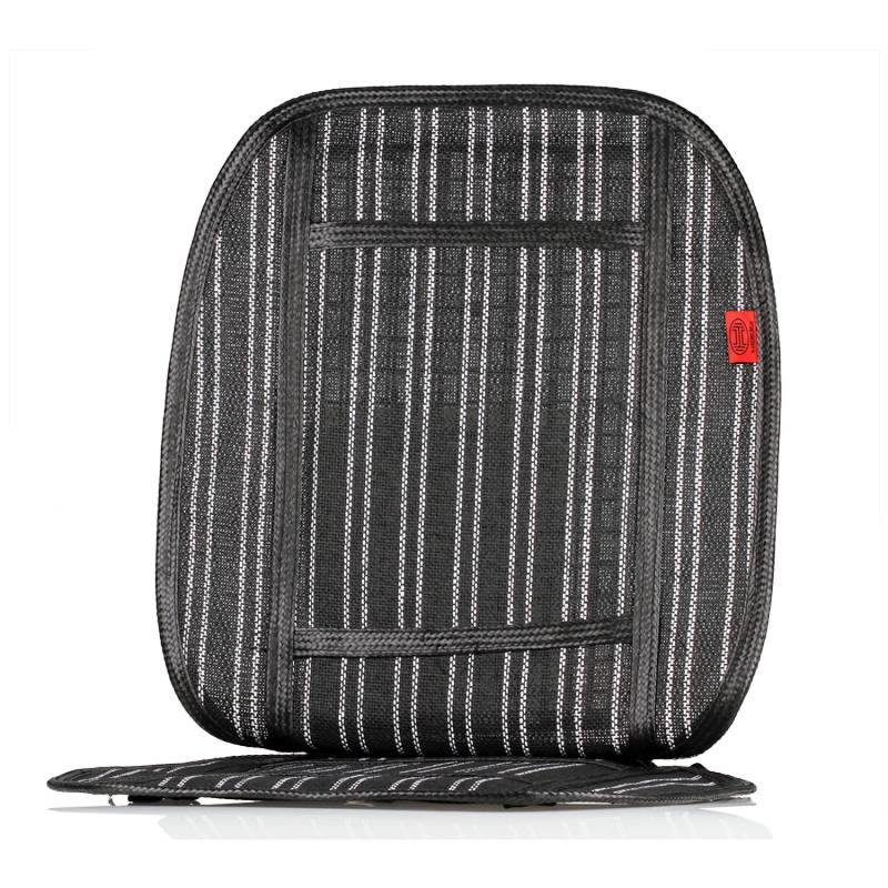 HEYNER® Klimasitzauflage belüftet Auto kühlend atmungsaktiv vorn gegen Schwitzen Sitzauflage Sitzbezug Kühlung Rückenkühler Klima Auflage Pkw LKW von HEYNER