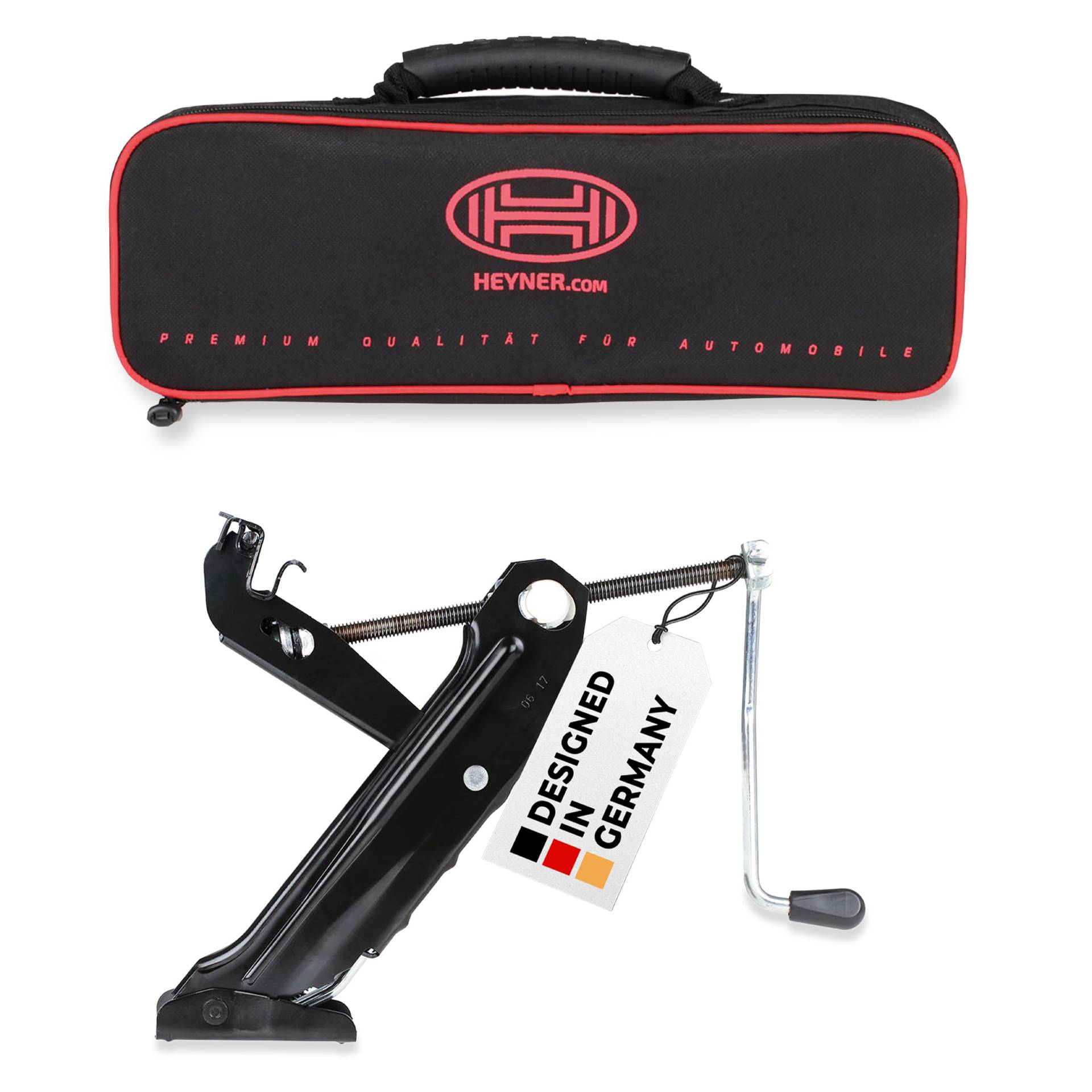 HEYNER® OEM Wagenheber Erstausrüsterqualität Scherenwagenheber Golf/Leon/Octavia/A3 - bis 1010 kg von HEYNER