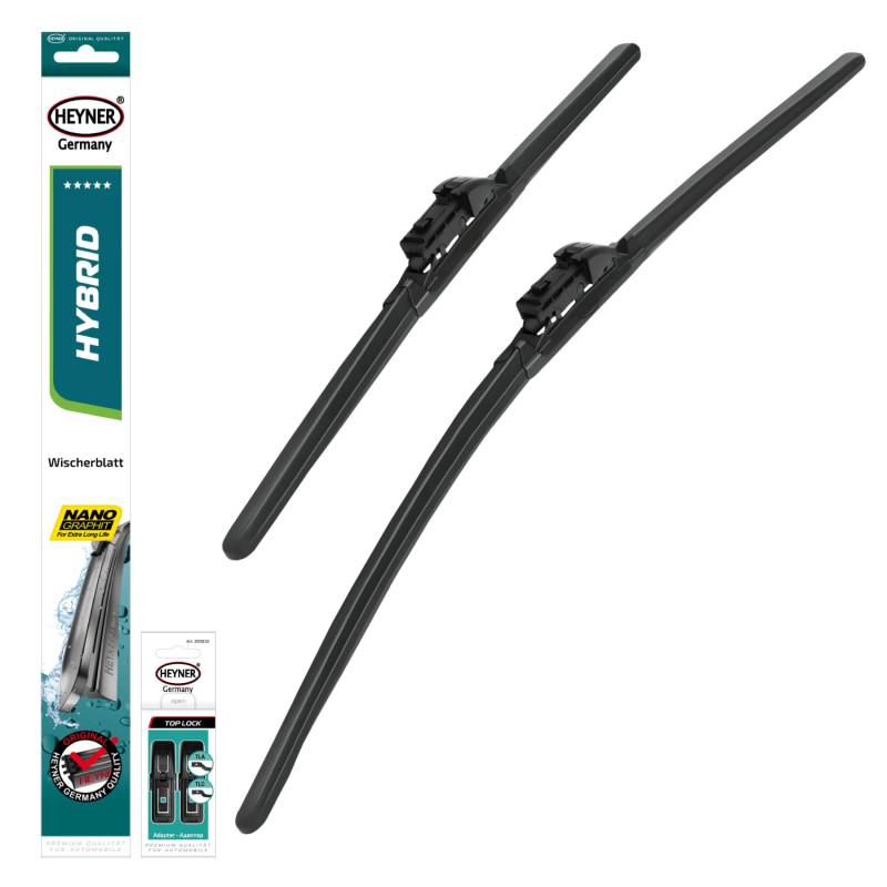 HEYNER® Scheibenwischer Set passend für Land Rover Discovery V (04.2017-10.2024) HYBRID Flachbalkenwischer Frontscheibenwischer von HEYNER