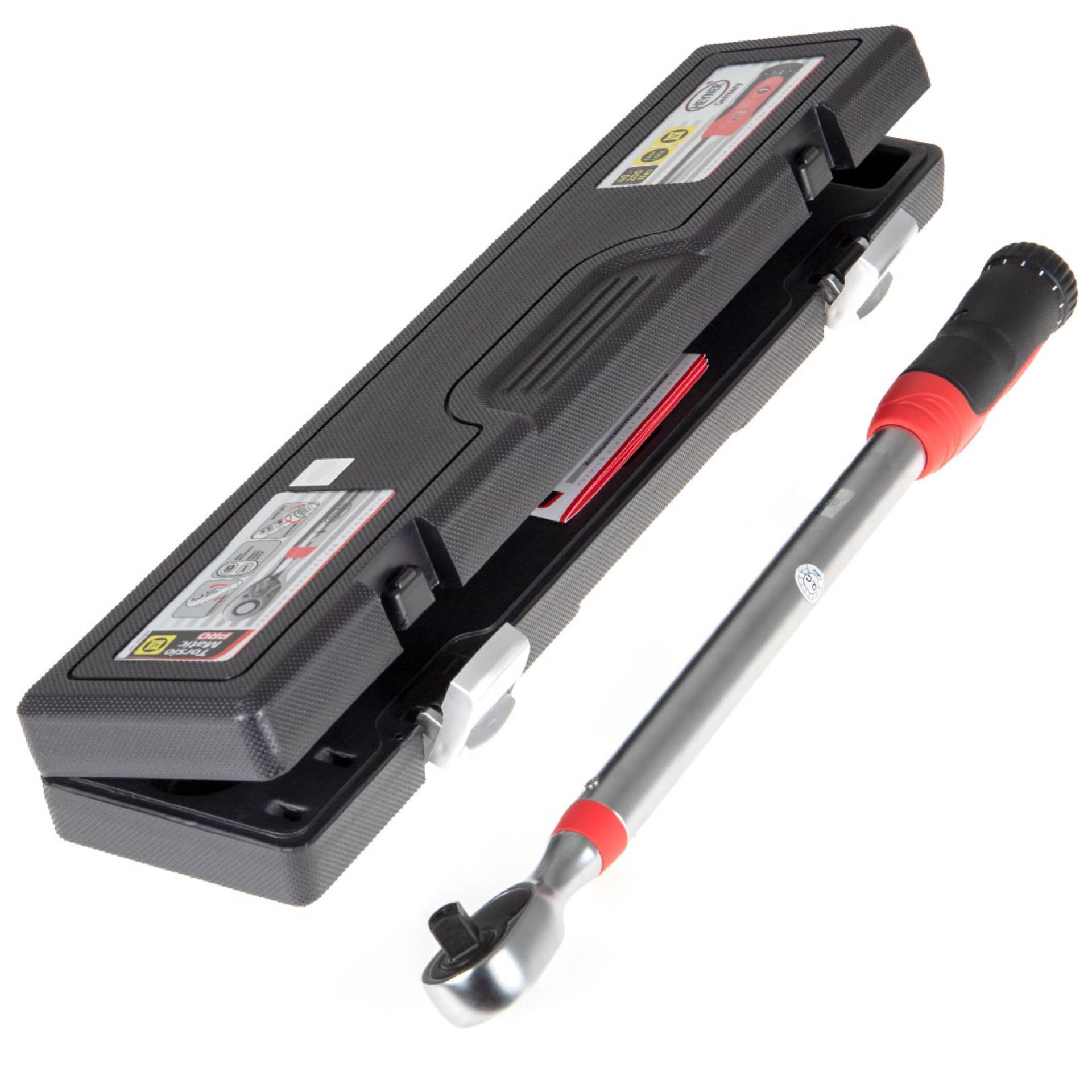 HEYNER® Drehmomentschlüssel mit Kalibrierungszertifikat 1/2 Zoll 40-200 Nm HEYNER® Drehmomentschlüssel mit Kalibrierungszertifikat 1/2 Zoll 40-200 Nm von HEYNER